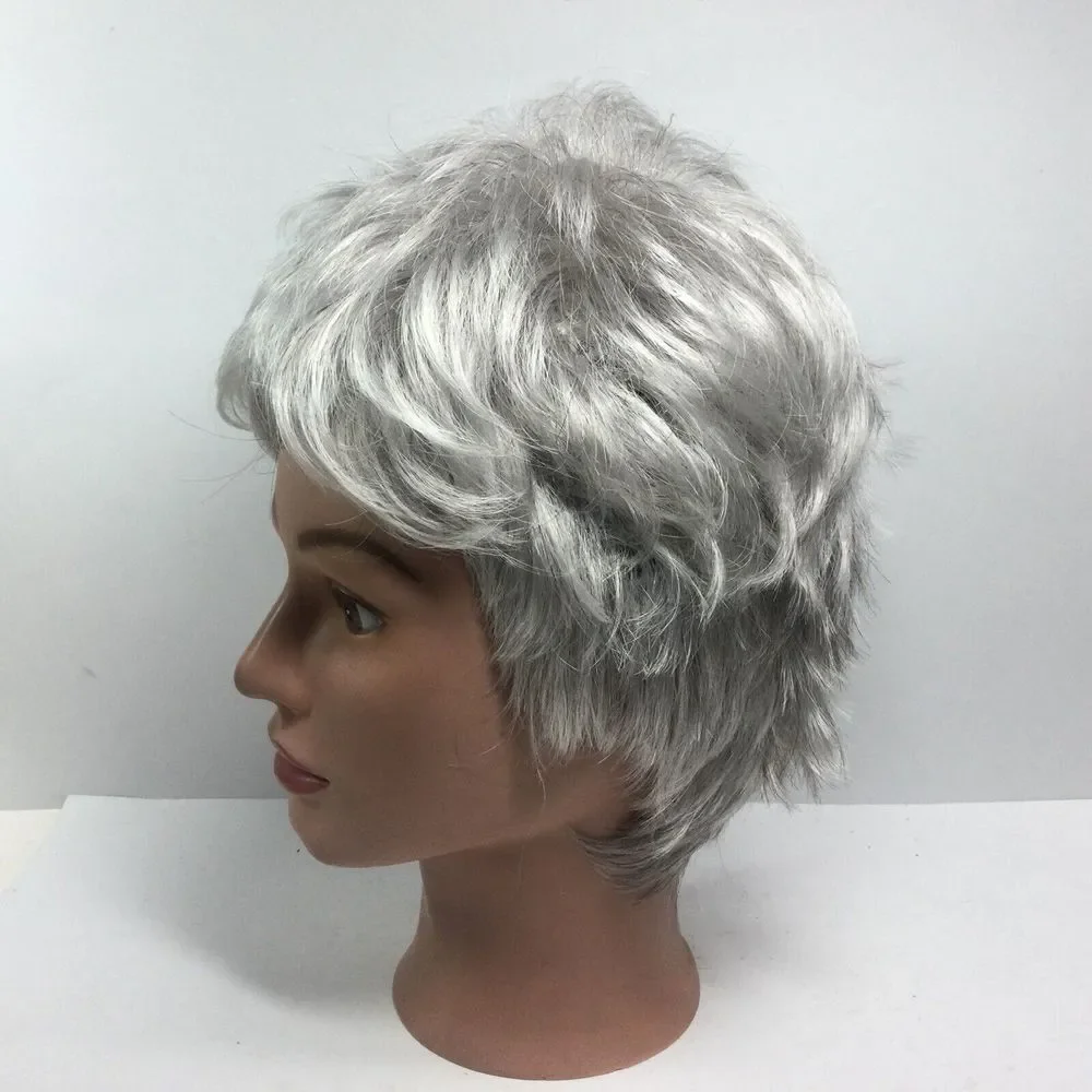 Eva Gabor Wig Resolve G60‎ Burnished Snow White Size Average Basic Cap Flexlit